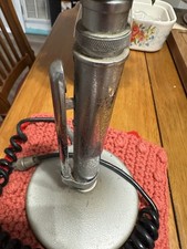 Microfono elettrico vintage Astatic D-104 Lollipop su supporto TUG8 per radio CB o prosciutto
