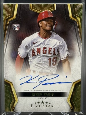 2024 Topps Five Star KYREN PARIS Auto FSA-KP (RC) - Angels