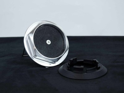 1x UPGRADED HEXAGON E30 Style 5 4x100 15 wheel center cap  BILLET ALUMINUM  (1x)