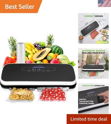Automatic Vacuum Air Sealing System for Food Preservation with Starter Kit, C...