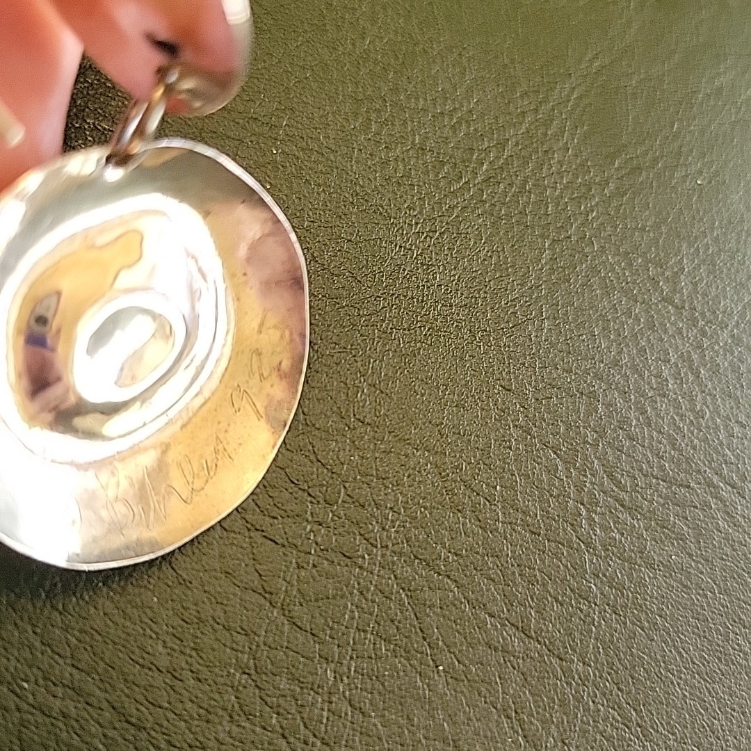 Handmade Earrings Double Drop Dangle Disk925 Ster… - image 5