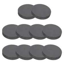 10Pcs Rubber Solid Discs Washers Anti-Vibration Spacer 28mm OD 5mm Thick