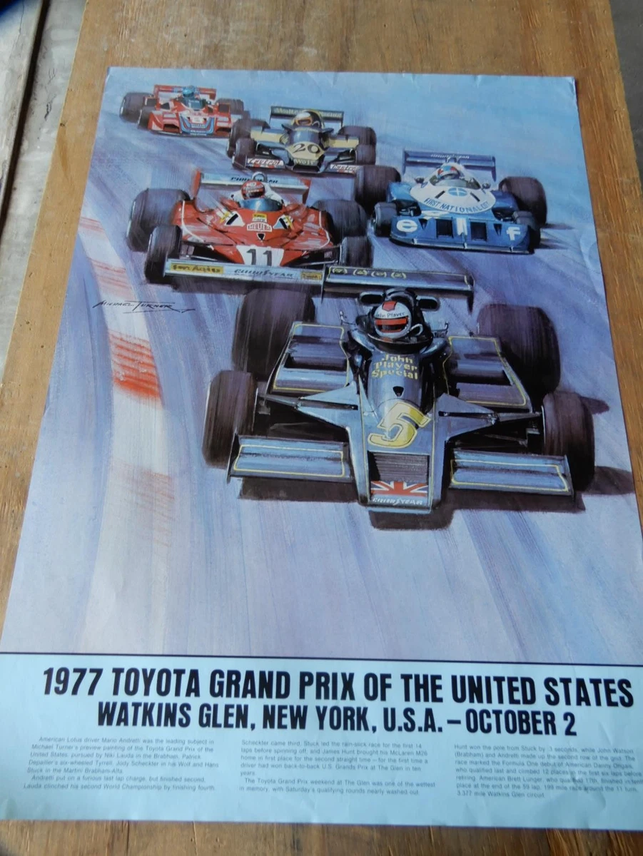 Toyota Formula 1 Racing Fan Posters for sale | eBay