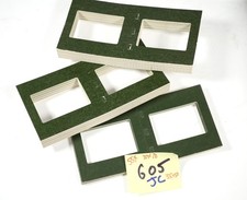 55 Medium Format 120 2D slide mounts cardboard heat seal 50x35 mm apertures