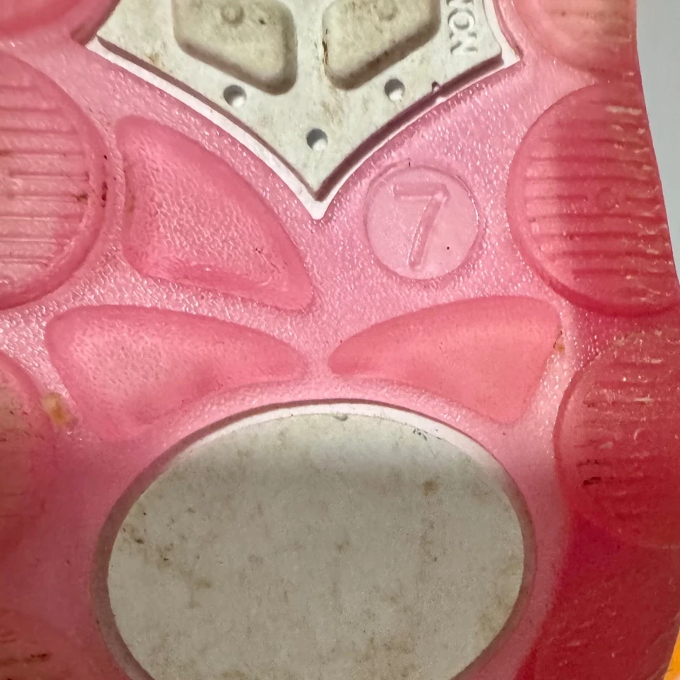 Disney Princess Light Up Sneakers Pink and Silver Girls Toddler Size 7 - Image 4 of 4