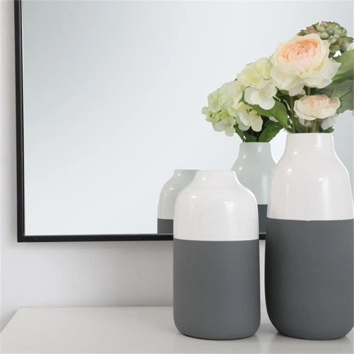 Elegant Decor Eternity 72" x 36" Contemporary Metal Frame Mirror in Black - Picture 10 of 12