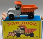 Matchbox Lesney 16 Scammell Mountaineer snow plow Original Box 1964 VERY RARE