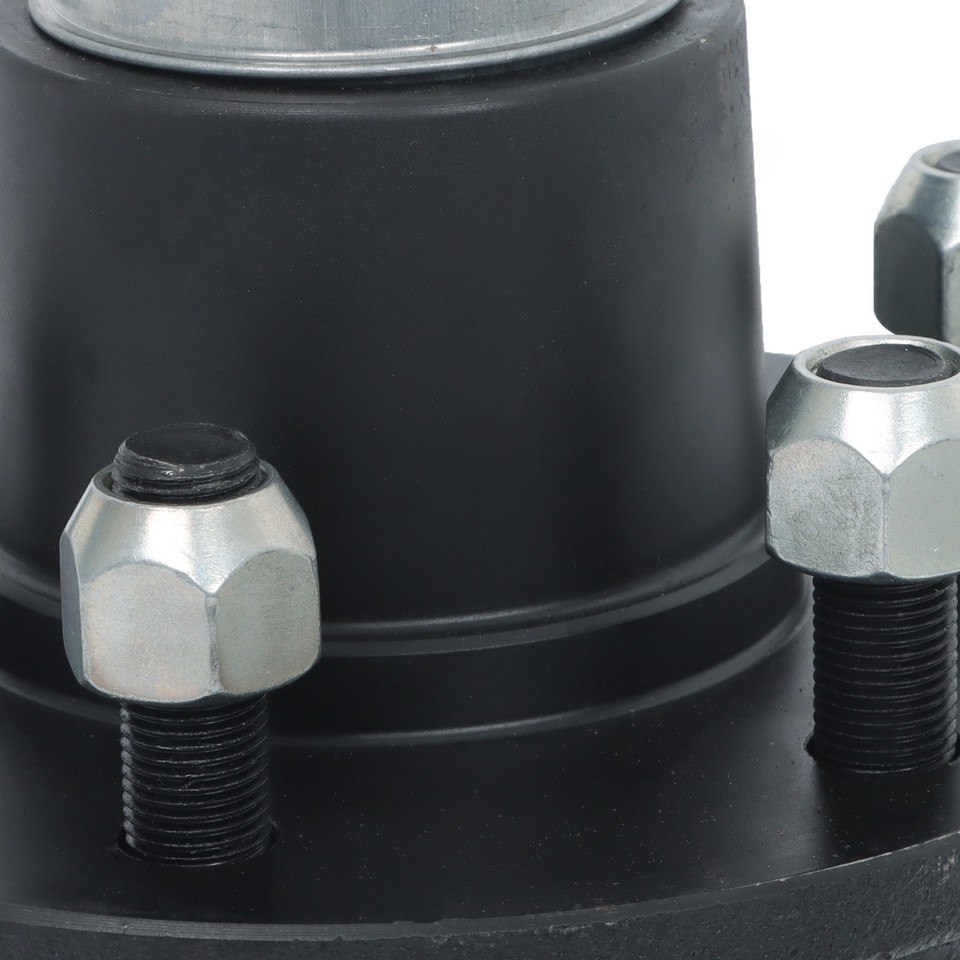 Pair of 6 × 5.5 Lug 8000LBS Shipping Container Wheels and Bolt-On ...