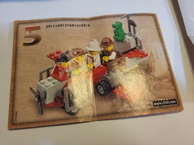 LEGO 5914 Sam Sanister & Baby T-Rex, compl. with minifigures, manual, box, comic