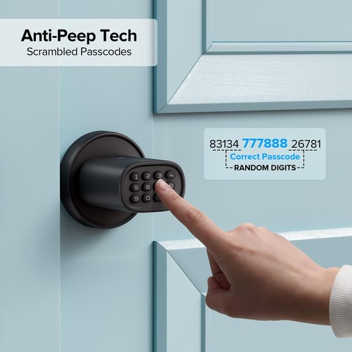 Keyless Entry Door Lock, Fingerprint Door Lock with Keypad Biometric Door Kno... - Picture 8 of 8