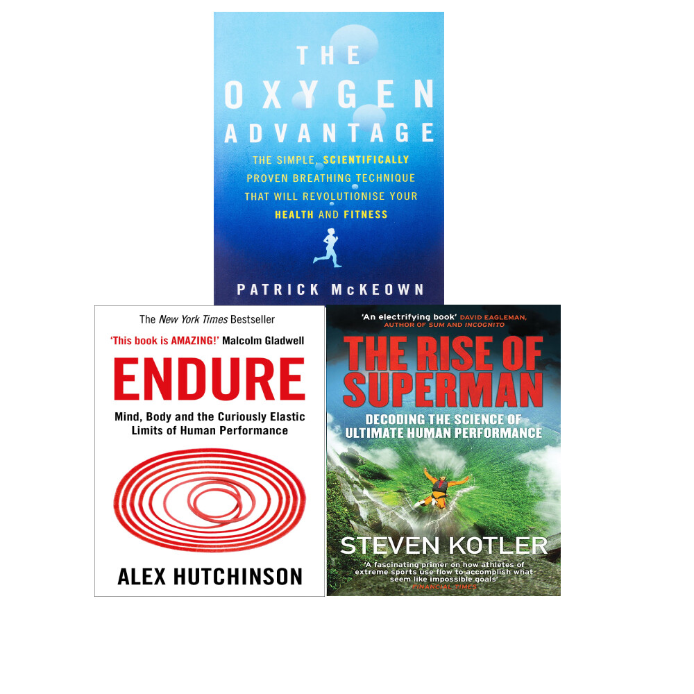 Oxygen Advantage,Endure,Rise of Superman 3 Books Collection Set Paperback NEW