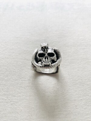 The Great Frog Skull Snake Ring The Great Frog Snake Dream Ring