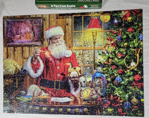 Rompecabezas A Toy from Santa 1000 piezas Vermont Christmas Co de Larry Hersberger - Imagen 2 de 5