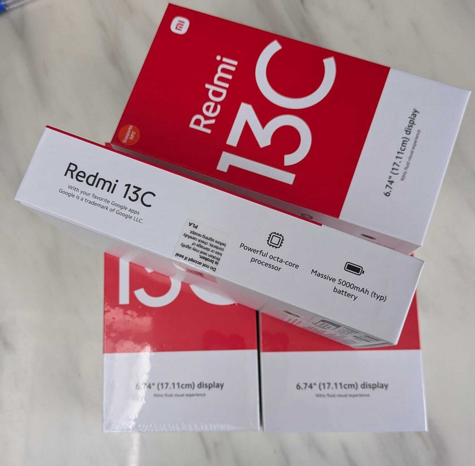 Xiaomi Redmi 13C 4G 256GB+8GB/6GB+128GB DualSim Unlocked Brand New