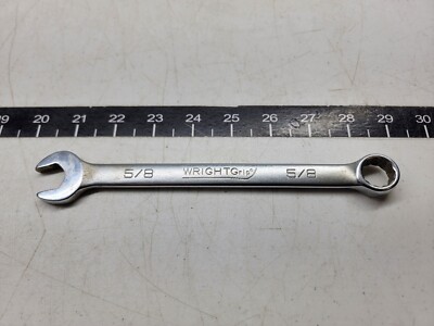 Wright Tools Combination Wrench 1120 -SAE 5/8'' Vintage USA b-x