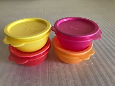 Tupperware Executive Small Bowl Set of 4-In 2 colors-New