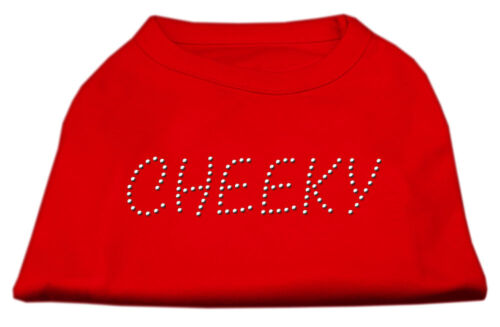Cheeky Rhinestone Shirt Red - Picture 1 of 8
