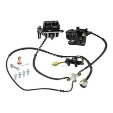 Hydraulic Foot Disc Brake Caliper Pad for Front Rear Go Kart ATV Quad Golf Buggy