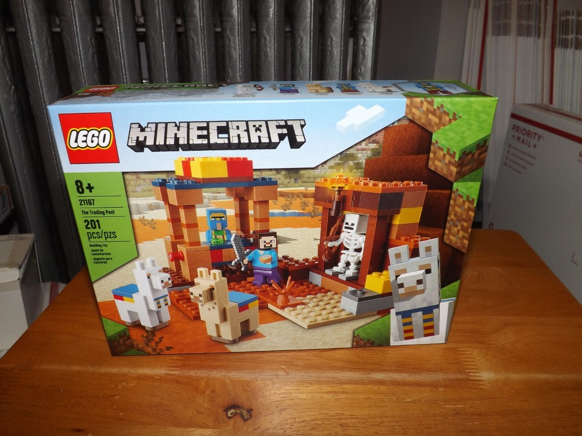 LEGO MINECRAFT 21167 THE TRADING POST 201 PCS NEW IN BOX 2021