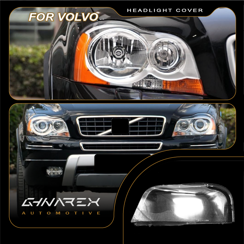 For Volvo XC90 20042013 Headlight Lens Replacement Cover LEFT+RIGHT eBay