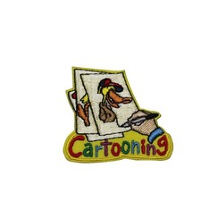 Cartooning Embroidered Iron On Patch - Drawing Art 50-M