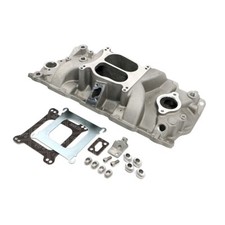55-95 Sbc Chevy Dual Plane Aluminum Intake Manifold 283 305 327 350 Small Block