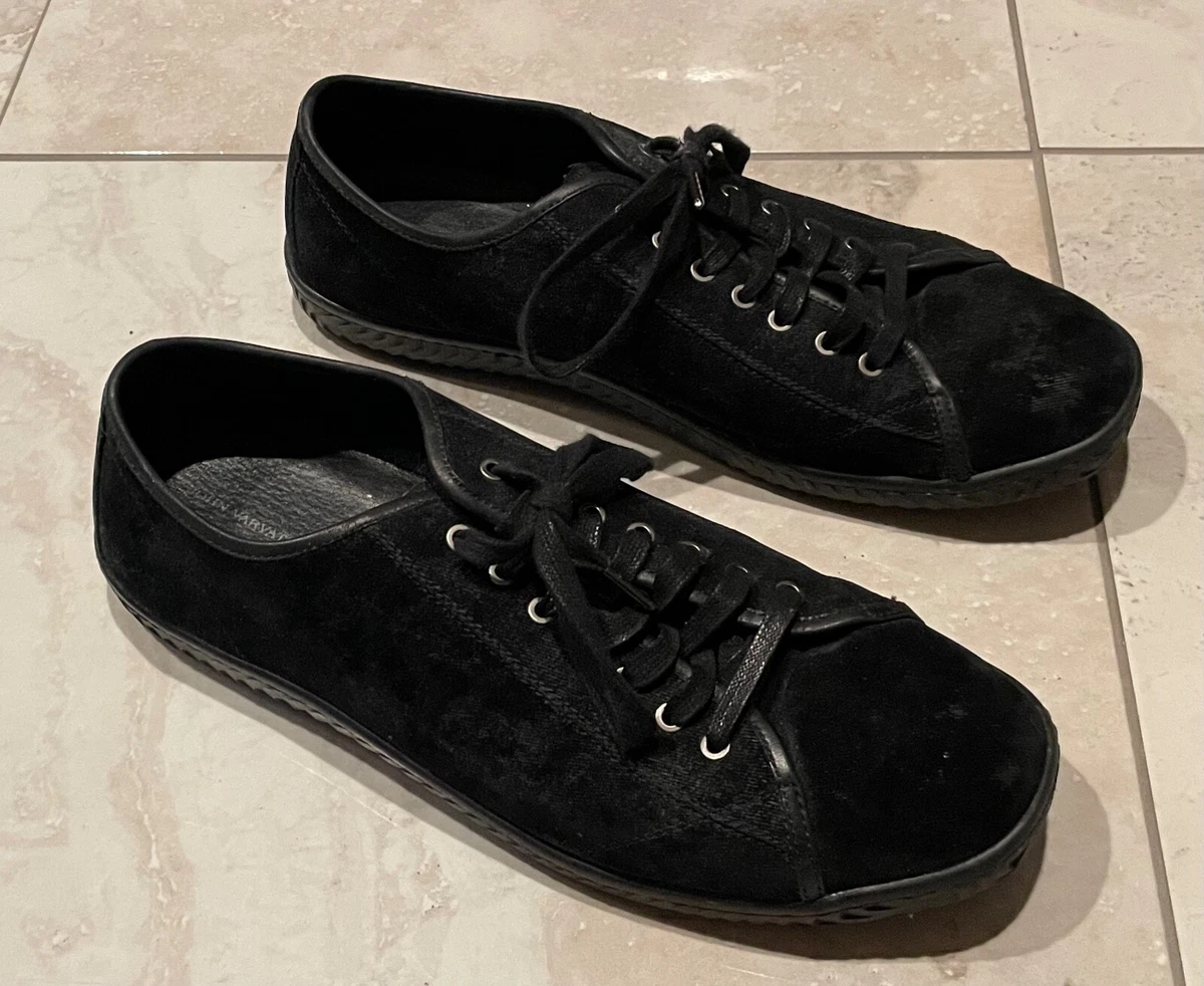 John varvatos black best sale sneakers