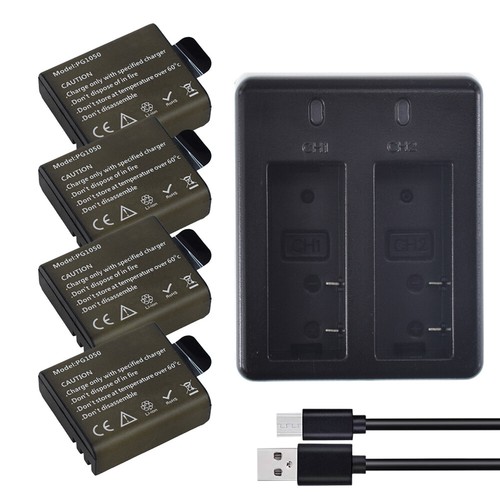 PG1050 Rechargeable Battery or Charger for Eken V8s H8 H9 H8R H9R Sport Camera - Picture 34 of 38