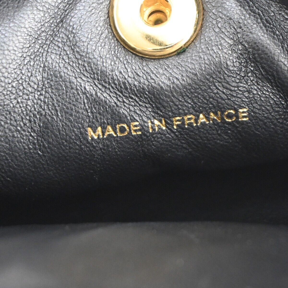 CHANEL CC Logo Matelasse Chain Backpack Bag Leather Black CHANEL CC Logo Matelasse Chain Backpack Bag Leather Black