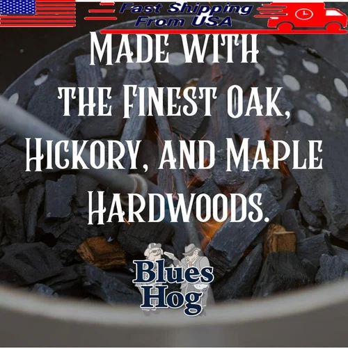 100% Natural Missouri Hardwood Lump Charcoal Consistent Heat & Smoke 15.4 lbs US