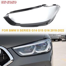 For BMW 8 Series G14 G15 G16 2018-22 Headlight Lens Cover Shell Lampshade Left