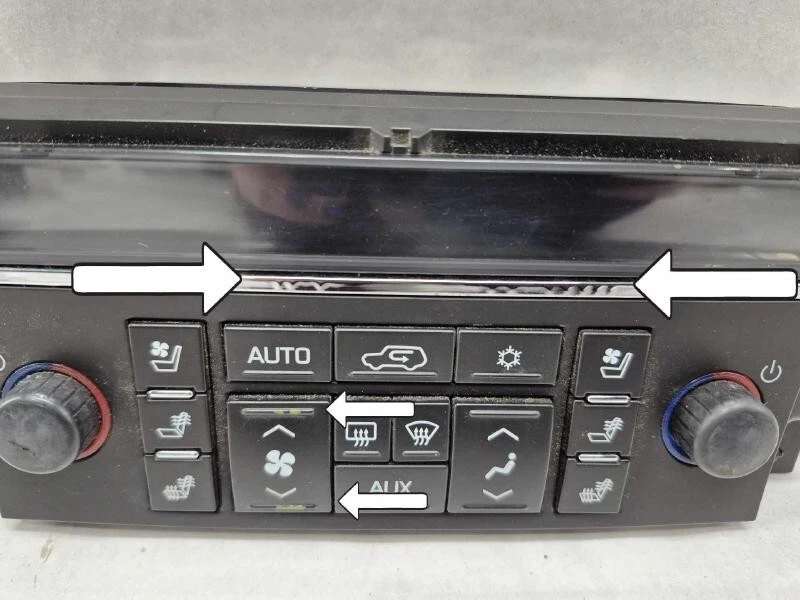 2007-2011 Cadillac Esclade ESV AC Heater Climate Control Temperature OEM - Image 2 of 4