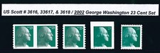 Lot De Timbres US Scott #3616 3617 3618 / 2002 George Washington 23 Cent