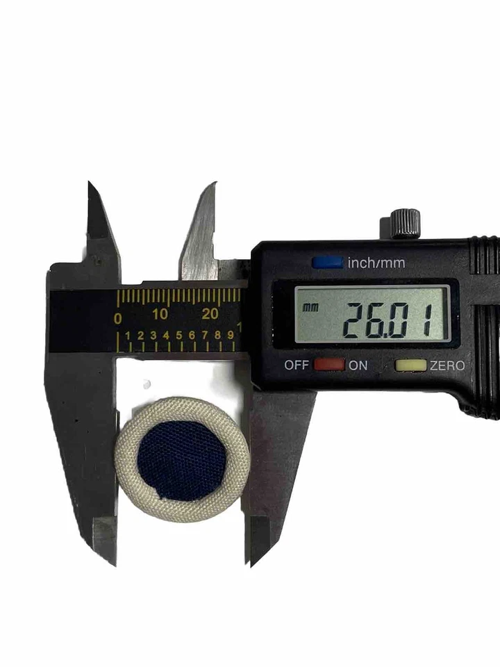 Bulk Buttons! Over 75 Cloth Covered Shank Buttons. Navy and Off White - Image 4 of 4