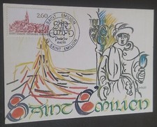 CARTE PREMIER JOUR SAINT ÉMILION OBLITÉRÉS 1981 N° 2162 CEF