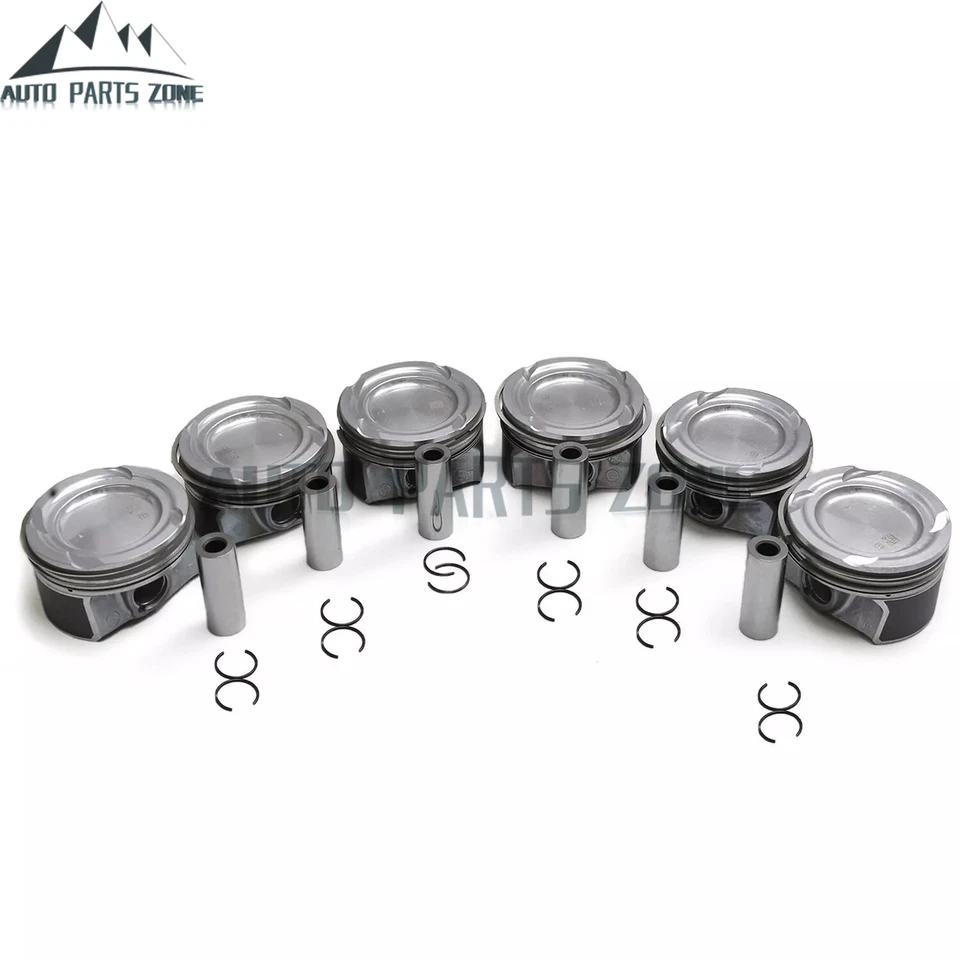 ¿Juego de 6 anillos de pistón??83mm STD para Mercedes-Benz AMG S500 W222 W167 M256 3.0T Foto 2 de 4