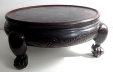 Ancienne table basse laquée opium vietnam Old lacquer low table chinese 