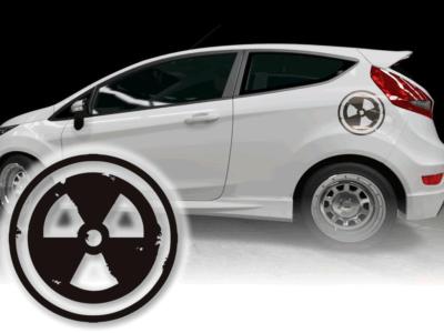 Auto Aufkleber Radioactive Modding Computergehäuse 15cm OEM JDM Decals Autostick
