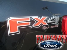 21 thru 25 F-150 OEM Genuine Ford Bedside Decals - "FX4 OFF ROAD" -  Pair of 2