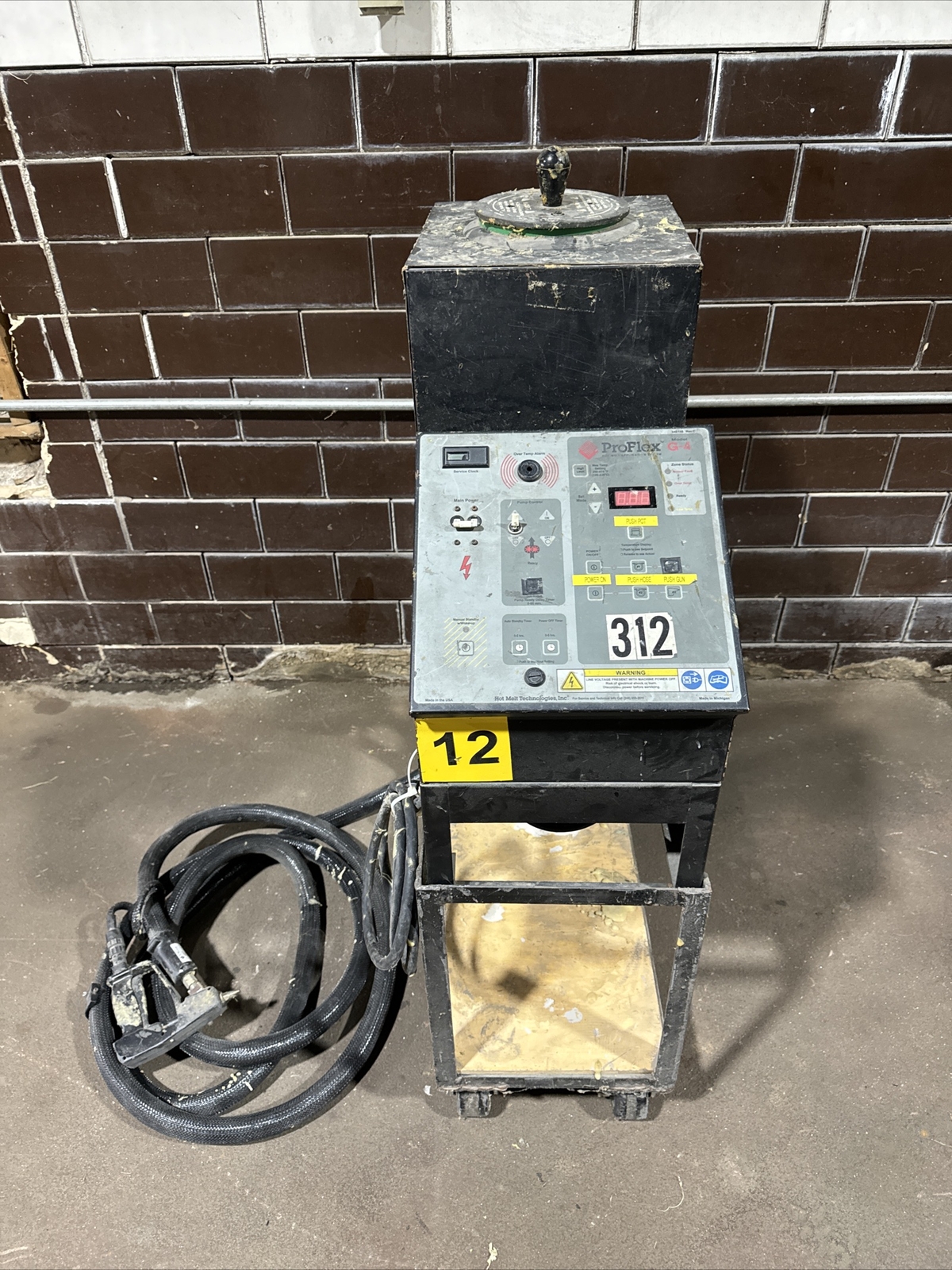 *USED* Hot Melt Technologies Proflex G-4 Adhesive Glue Dispenser 120V