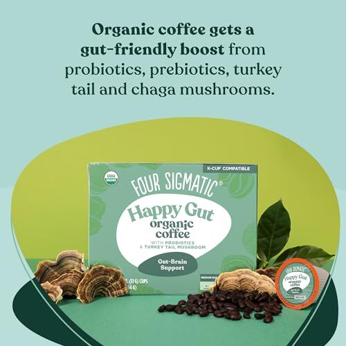 Four Sigmatic Mushroom Coffee K-Cups | Organic Assorted Flavor Names , Sizes - Picture 31 of 42