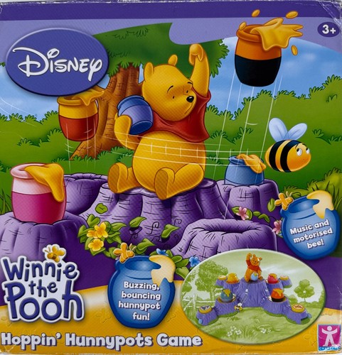Disney Winnie The Pooh Hoppin Hunnypots Electronic Board Game - (3+) ~ Complete