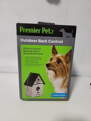 Premier Pet Outdoor Ultrasonic Bark Control Birdhouse Stop Dog Barking 