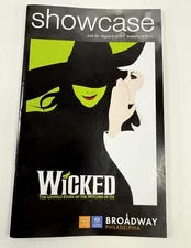 Wicked Showcase Broadway Philadelphia Program Aug 4 2013 Academy of Music