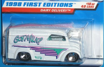 hot wheels got milk truck