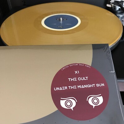 The Cult   Under The Midnight Sun   New  coloured  gold  Vinyl  (in seal)