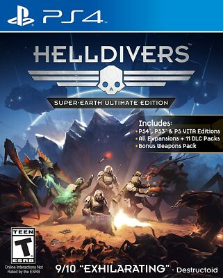 (未使用･未開封品)　HELLDIVERS スーパーアースアルティメットエディション - PS4 df5ndr3 Helldivers *SUPER-EARTH ULTIMATE EDITION* (PS4) New | eBay