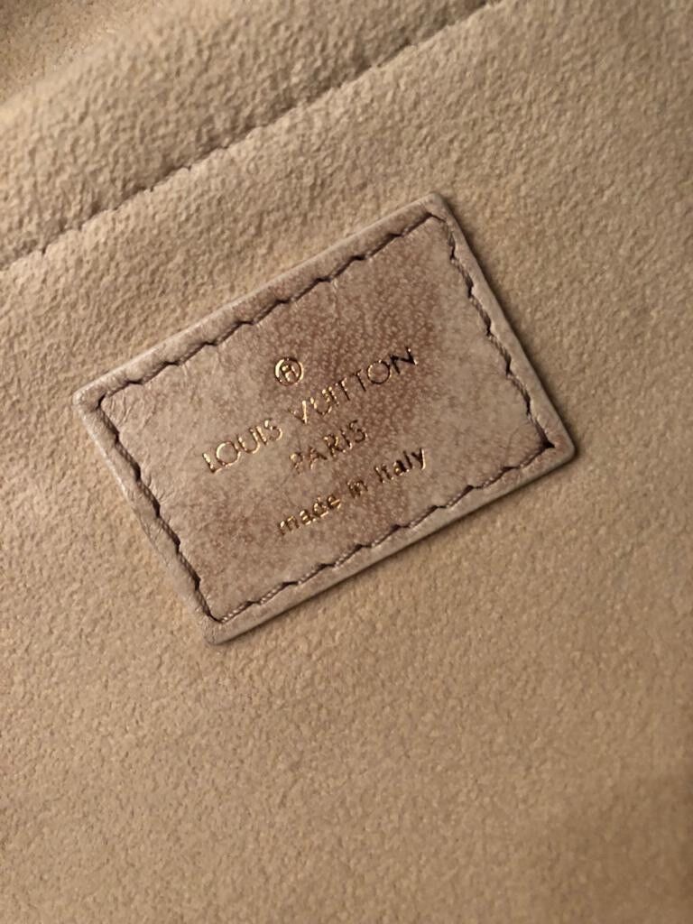 LOUIS VUITTON Monogram Olympe Nimbus PM 18x12 embossed leather EUC