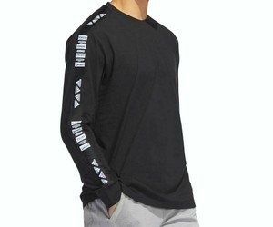 camiseta adidas masculina manga longa