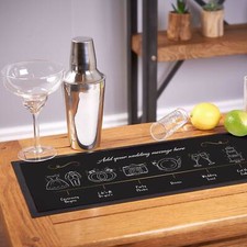 Custom Bar Mat F&uuml;r Hochzeitstag | Personalisierte Tischdekoration